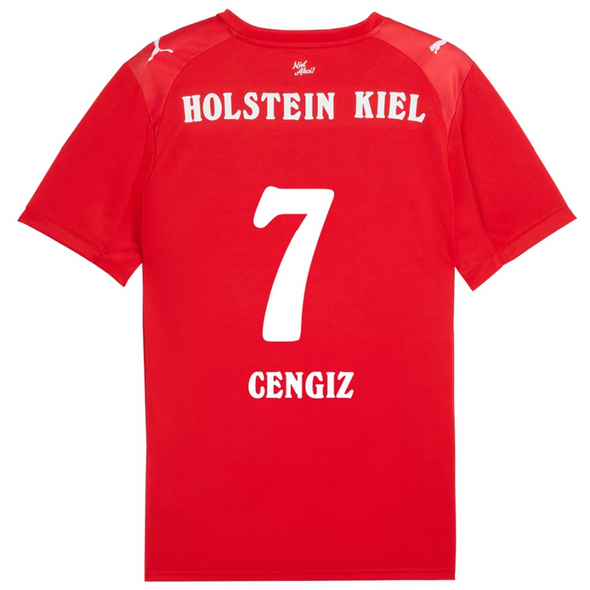 ילדים כדורגל Torris Cengiz #7 אדום כחול הרחק ג'רזי 2025/26