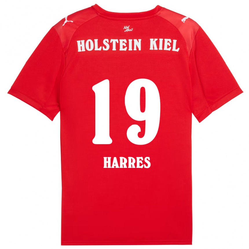 ילדים כדורגל Phil Harres #19 אדום כחול הרחק ג'רזי 2025/26