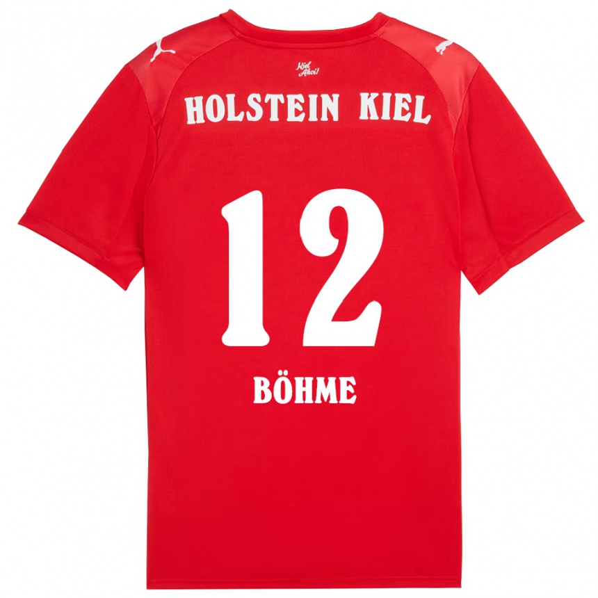ילדים כדורגל Greta Böhme #12 אדום כחול הרחק ג'רזי 2025/26