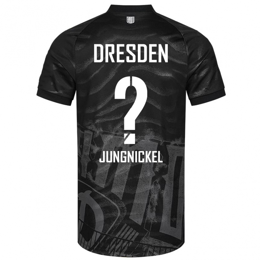 ילדים כדורגל לארס יונגניקל #0 שחור אפור הרחק ג'רזי 2025/26