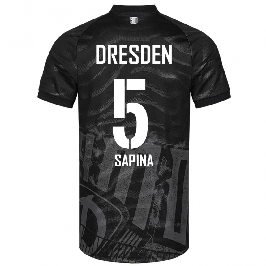 ילדים כדורגל וינקו שפינה #5 שחור אפור הרחק ג'רזי 2025/26