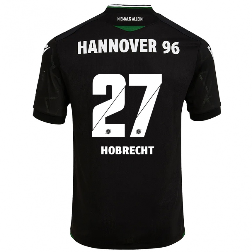 ילדים כדורגל טום הוברכט #27 שחור ירוק הרחק ג'רזי 2025/26