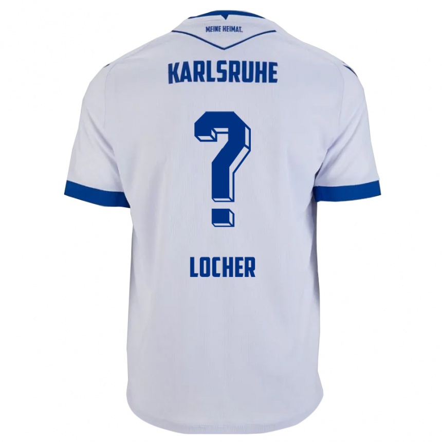 ילדים כדורגל לנה לוכר #0 לבן כחול הרחק ג'רזי 2025/26