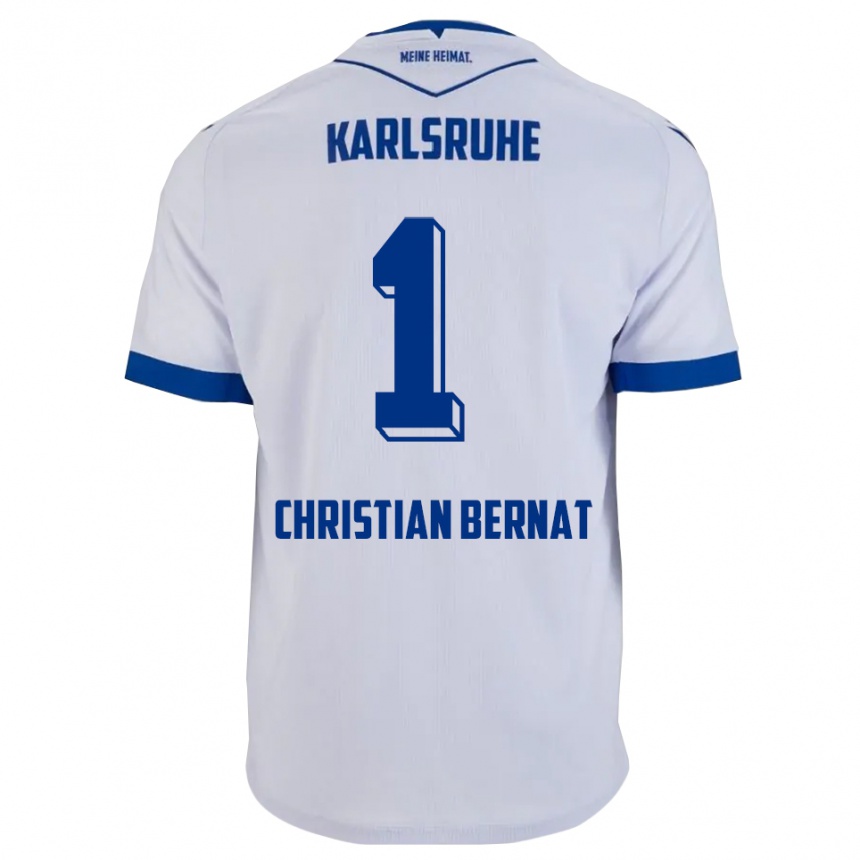 ילדים כדורגל האנס כריסטיאן ברנאט #1 לבן כחול הרחק ג'רזי 2025/26