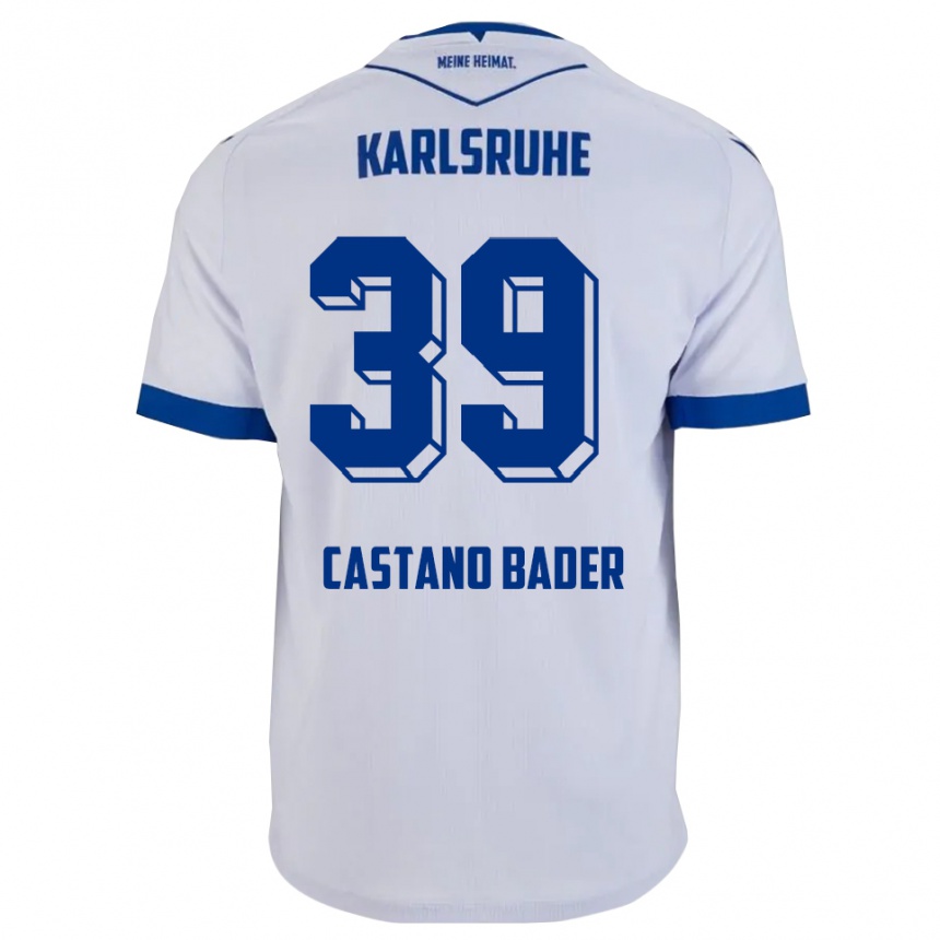 ילדים כדורגל סימאון קסטאנו באדר #39 לבן כחול הרחק ג'רזי 2025/26