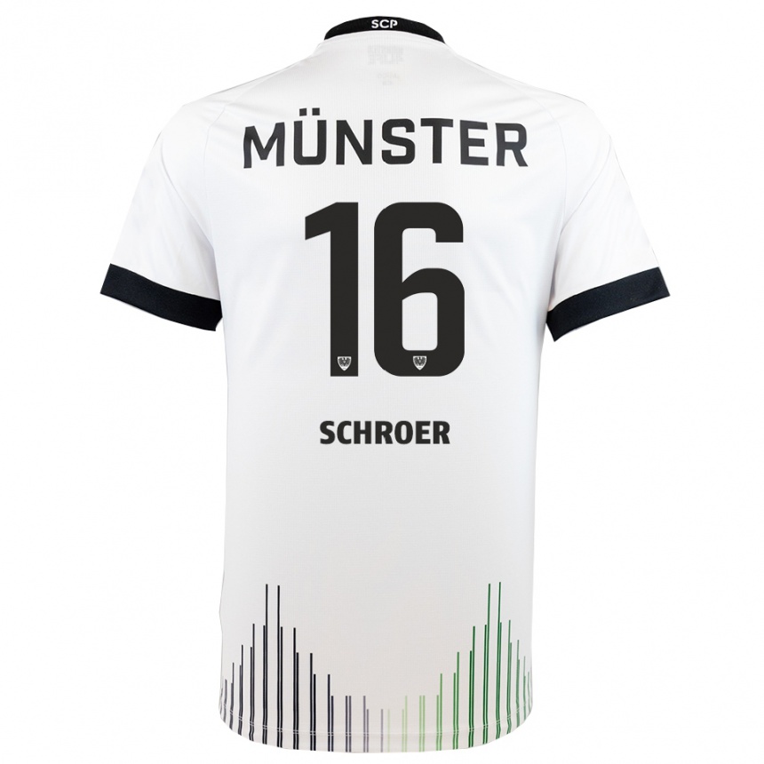 ילדים כדורגל לוקה טוני שרור #16 לבן שחור הרחק ג'רזי 2025/26