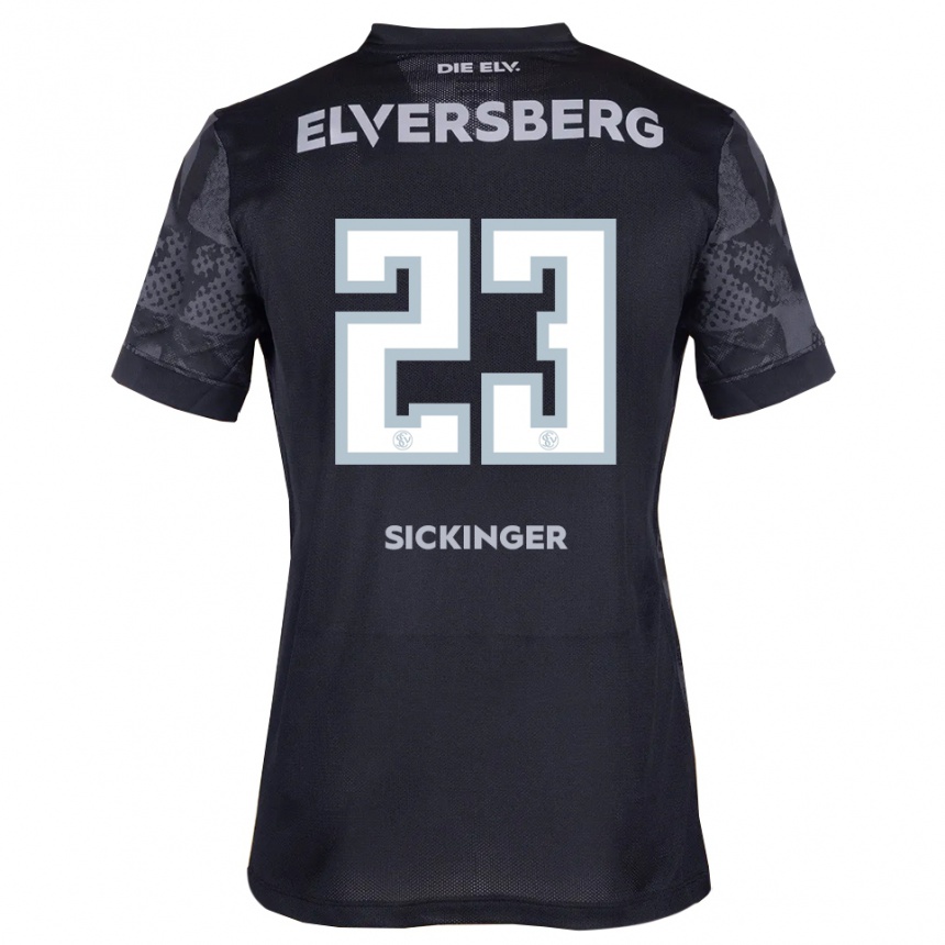 ילדים כדורגל קרלו סיקינגר #23 שחור אפור הרחק ג'רזי 2025/26