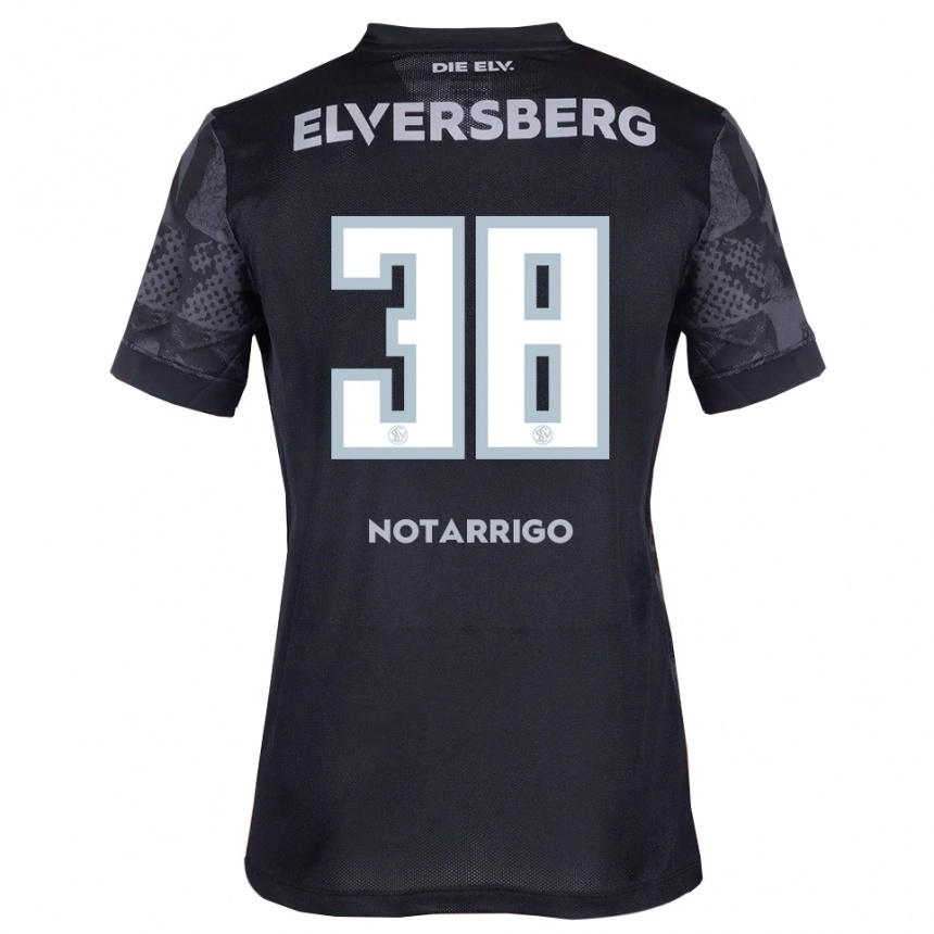 ילדים כדורגל Tyler Notarrigo #38 שחור אפור הרחק ג'רזי 2025/26