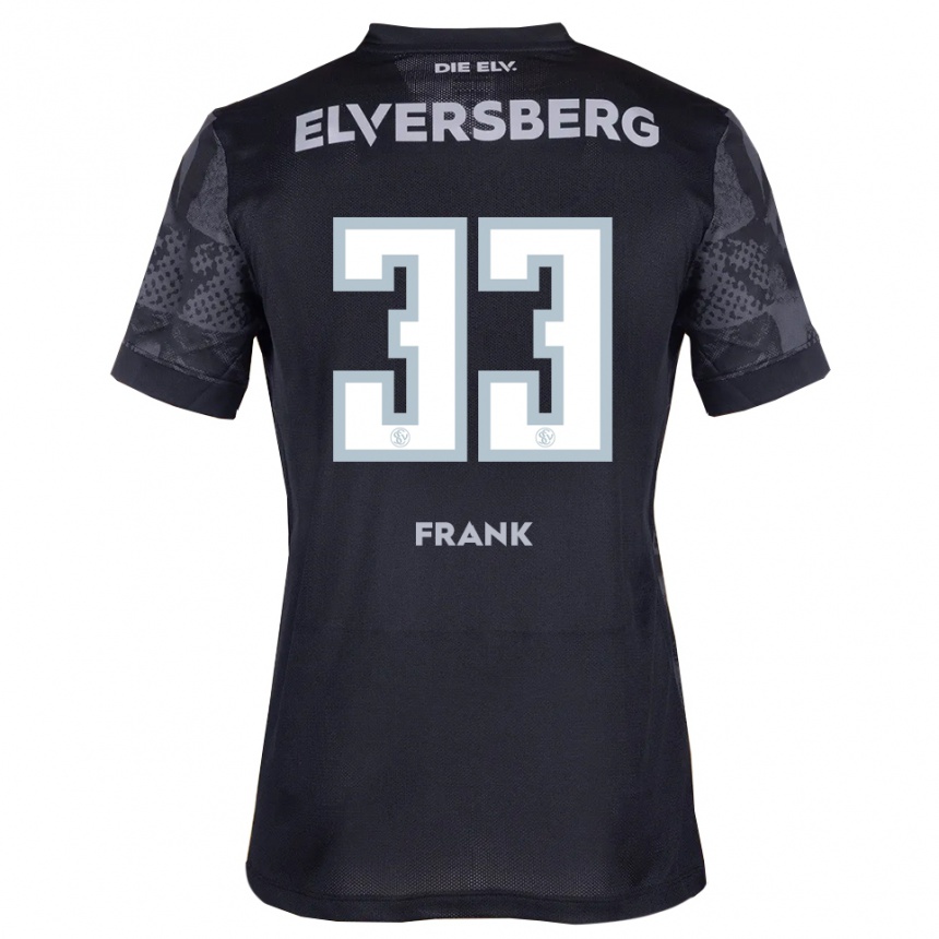 ילדים כדורגל Ronja Frank #33 שחור אפור הרחק ג'רזי 2025/26