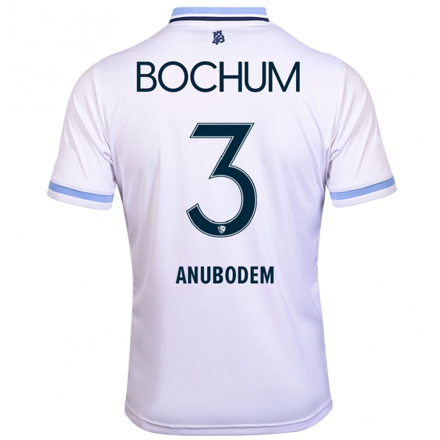 ילדים כדורגל Takang Anubodem #3 לבן תכלת הרחק ג'רזי 2025/26