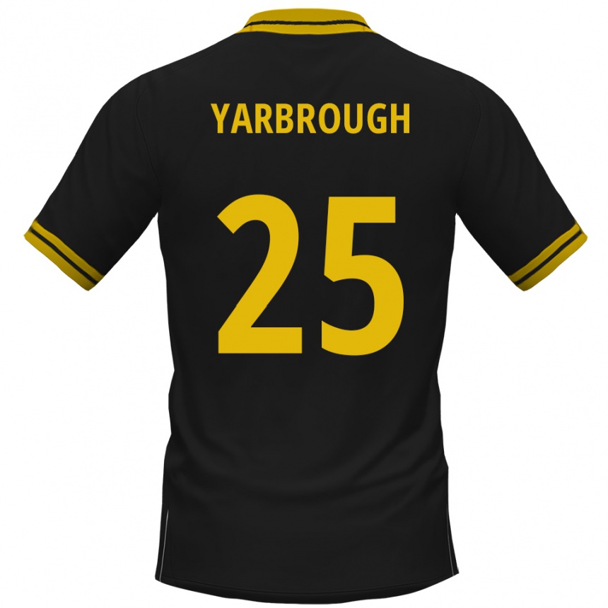 ילדים כדורגל למאר אנתוני יארבורו #25 שחור צהוב הרחק ג'רזי 2025/26