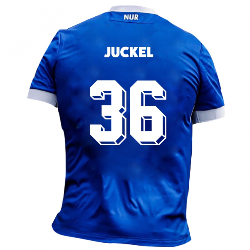 ילדים כדורגל ג׳אניס ז׳וקל #36 כחול לבן הרחק ג'רזי 2025/26