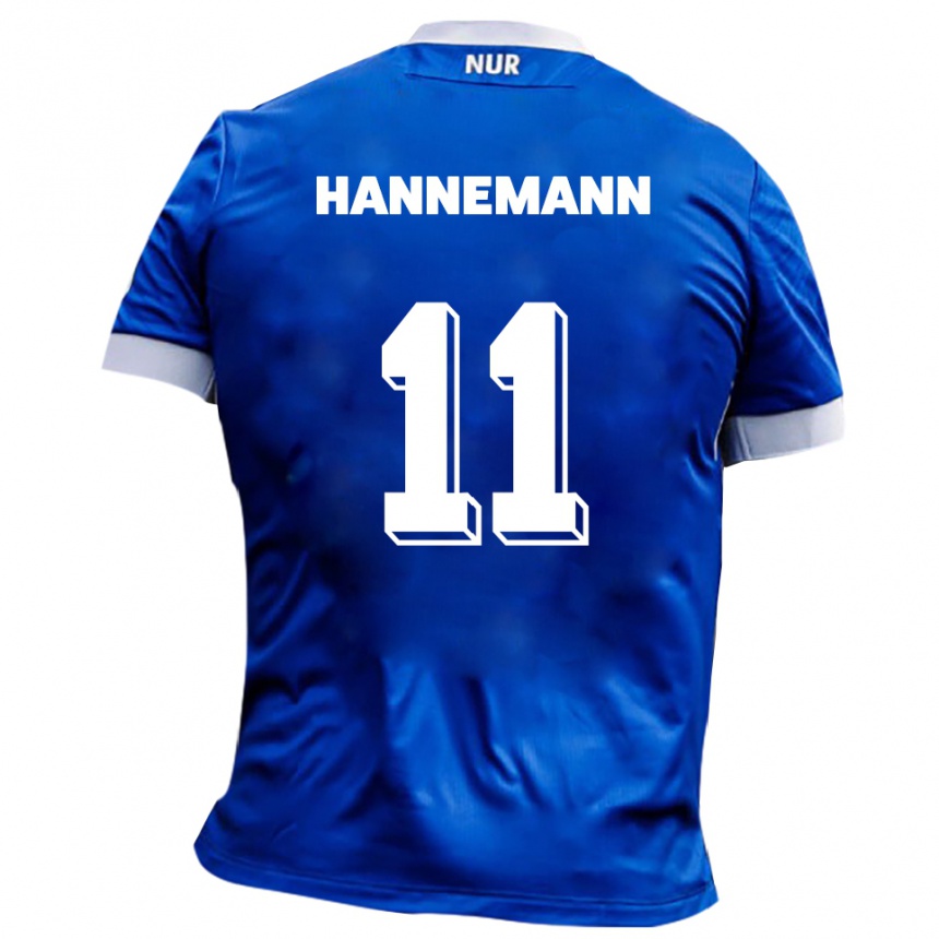 ילדים כדורגל מוריץ האנמן #11 כחול לבן הרחק ג'רזי 2025/26