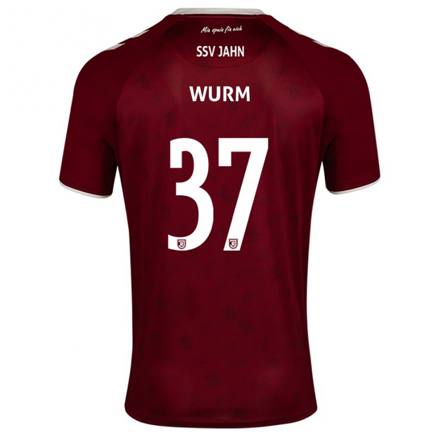 ילדים כדורגל לאופולד וורם #37 בורדו לבן הרחק ג'רזי 2025/26