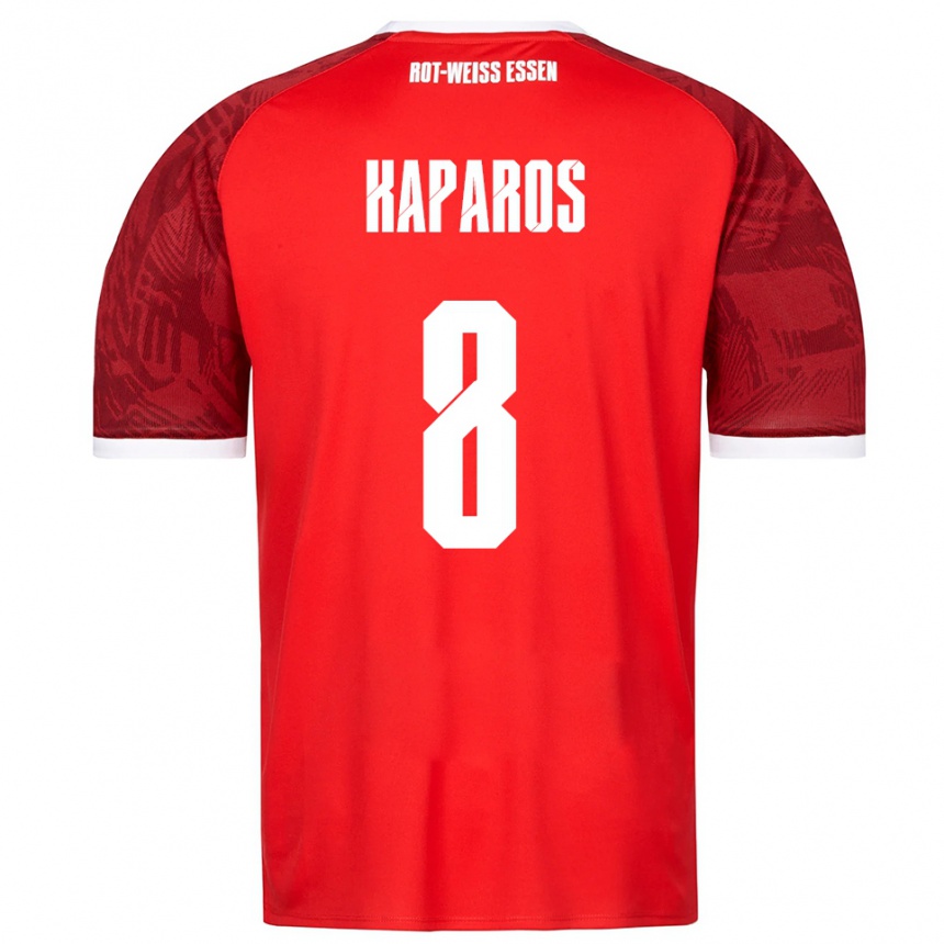ילדים כדורגל ג׳ימי קפרוס #8 אדום בורדו לבן הרחק ג'רזי 2025/26