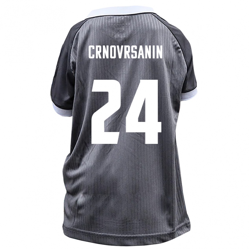 ילדים כדורגל סדין קרנוברסנין #24 אפור לבן הרחק ג'רזי 2025/26