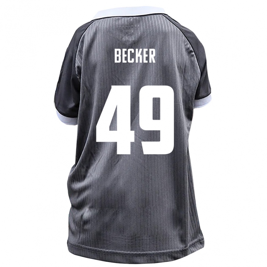 ילדים כדורגל אנדרה בקר #49 אפור לבן הרחק ג'רזי 2025/26