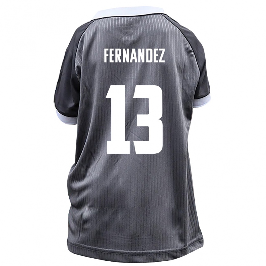 ילדים כדורגל Luis Fernandez #13 אפור לבן הרחק ג'רזי 2025/26