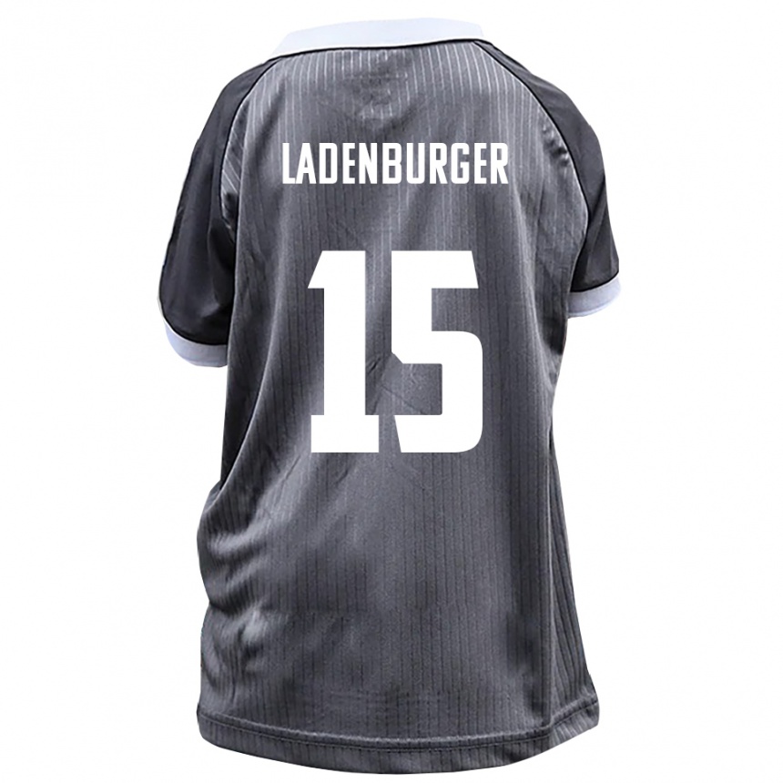 ילדים כדורגל לינוס לדנבורגר #15 אפור לבן הרחק ג'רזי 2025/26