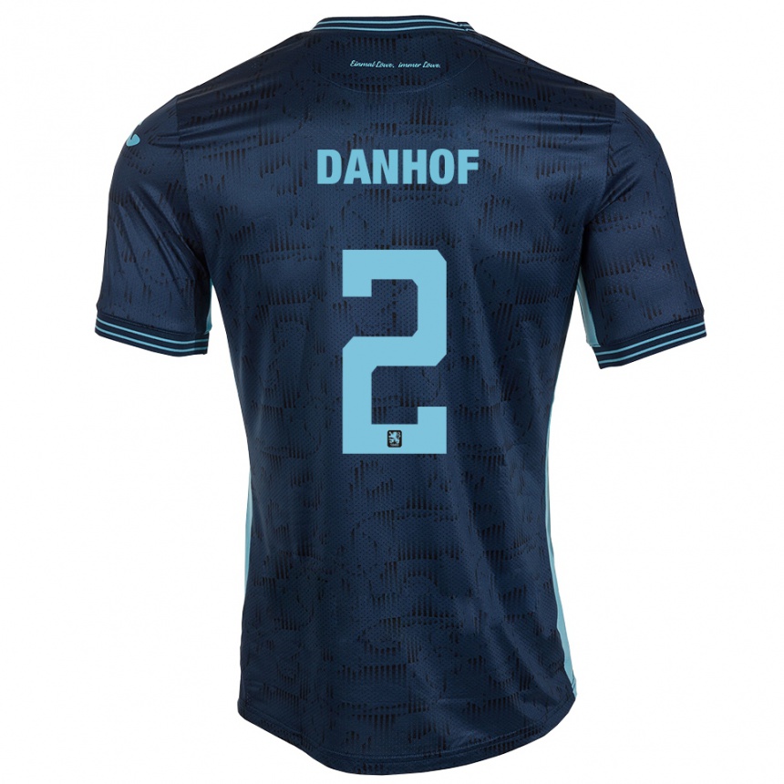 ילדים כדורגל טים דנהוף #2 כחול רויאל הרחק ג'רזי 2025/26