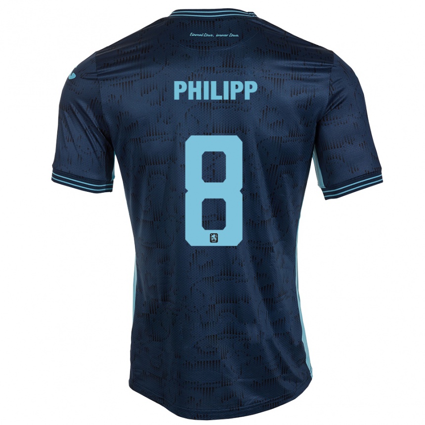 ילדים כדורגל דוד פיליפ #8 כחול רויאל הרחק ג'רזי 2025/26