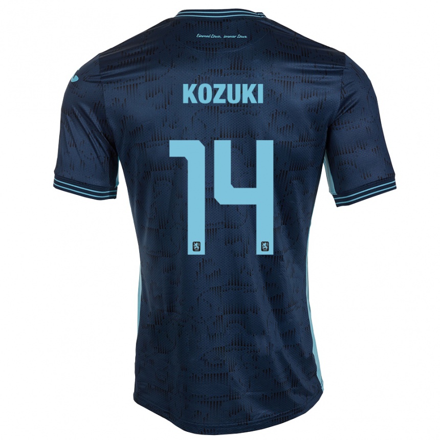 ילדים כדורגל סואיצ׳ירו קוזוקי #14 כחול רויאל הרחק ג'רזי 2025/26