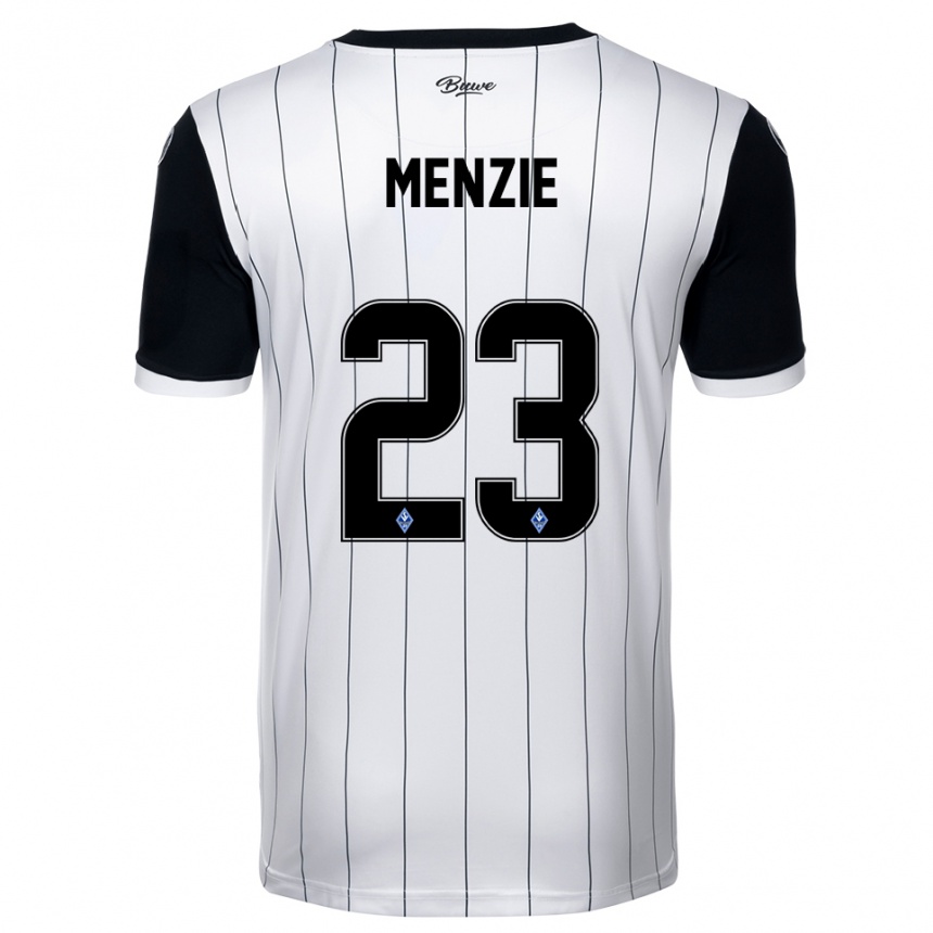 ילדים כדורגל אמיר מנזי #23 לבן שחור הרחק ג'רזי 2025/26