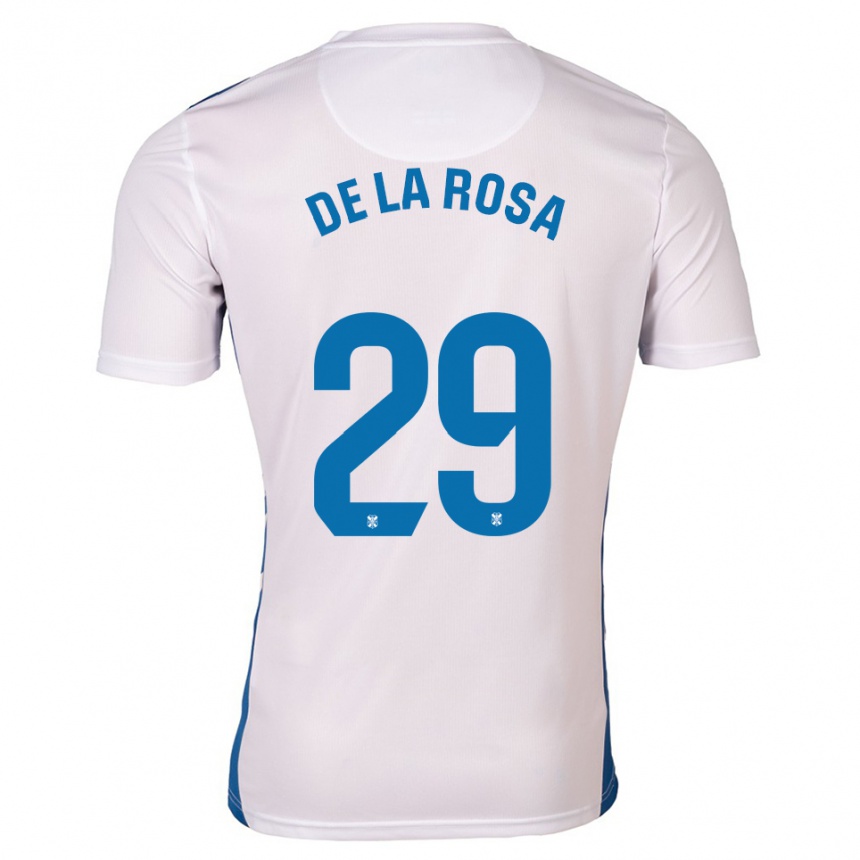 גברים כדורגל Raúl De La Rosa #29 לבן כחול ג'רזי ביתית 2025/26