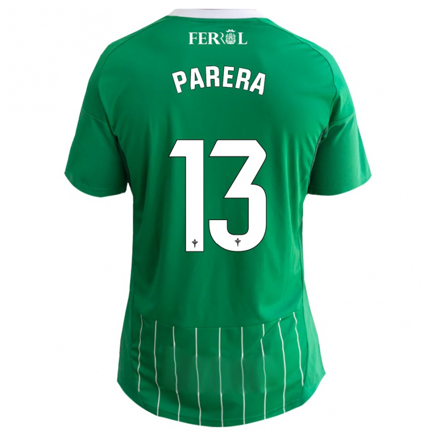 גברים כדורגל מיקל פררה #13 ירוק לבן ג'רזי ביתית 2025/26