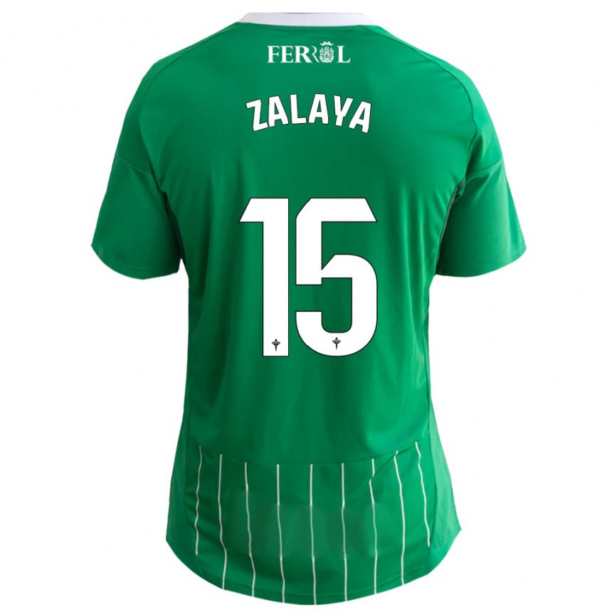 גברים כדורגל אלכס סאלאיה #15 ירוק לבן ג'רזי ביתית 2025/26