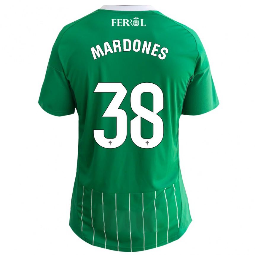 גברים כדורגל Alvaro Mardones #38 ירוק לבן ג'רזי ביתית 2025/26