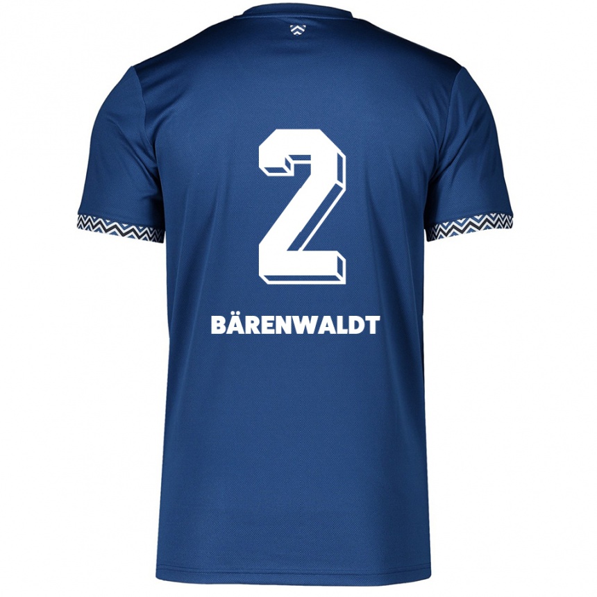 גברים כדורגל לואי קאנה #2 כחול נייבי לבן ג'רזי ביתית 2025/26