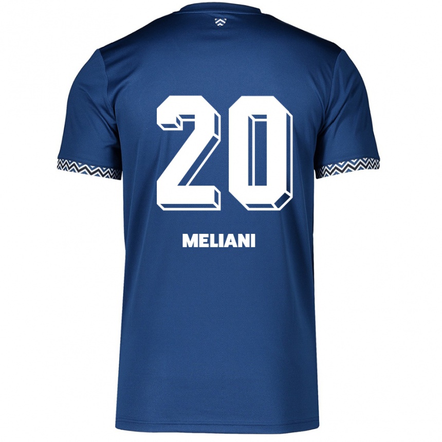 גברים כדורגל Rim Meliani #20 כחול נייבי לבן ג'רזי ביתית 2025/26