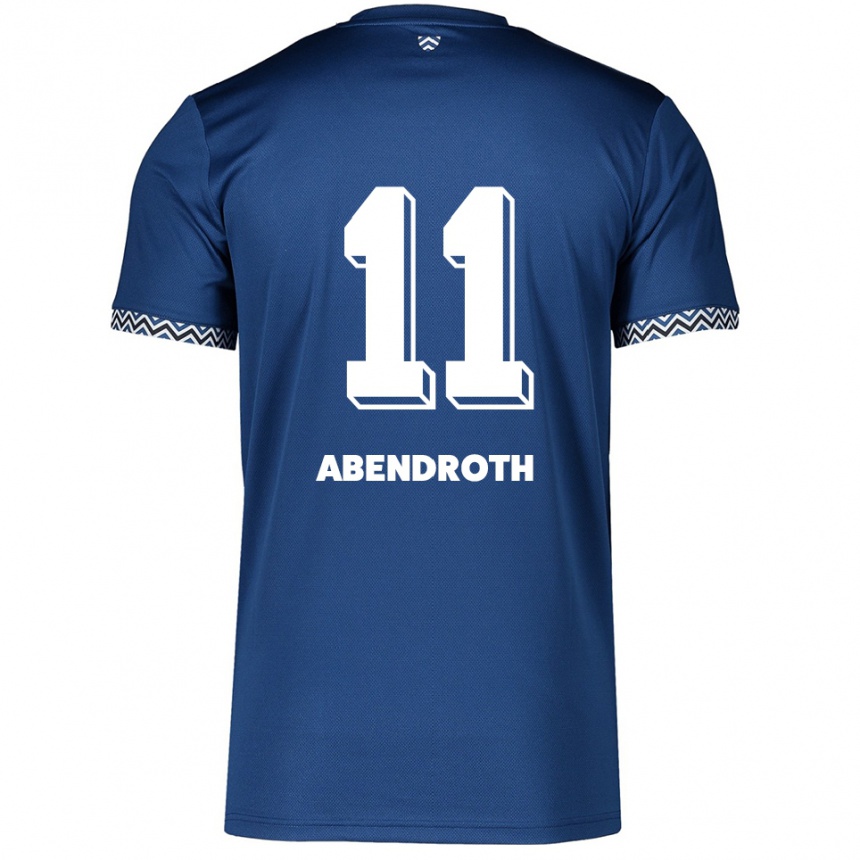 גברים כדורגל קוסמה ג׳ייד אבנדרות #11 כחול נייבי לבן ג'רזי ביתית 2025/26