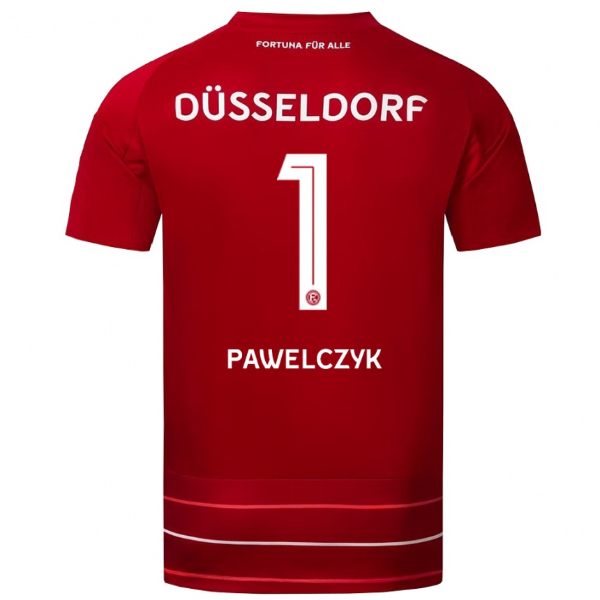 גברים כדורגל טוביאס פאבלצ׳יק #1 אדום לבן ג'רזי ביתית 2025/26