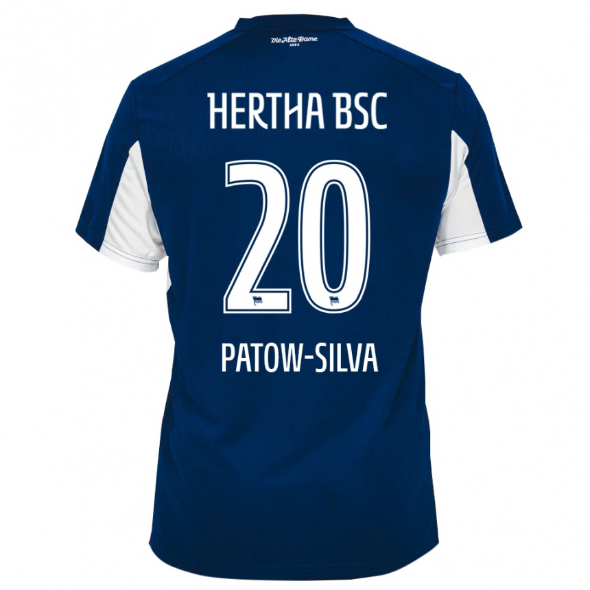 גברים כדורגל Oscar Patow-Silva #20 לבן כחול ג'רזי ביתית 2025/26