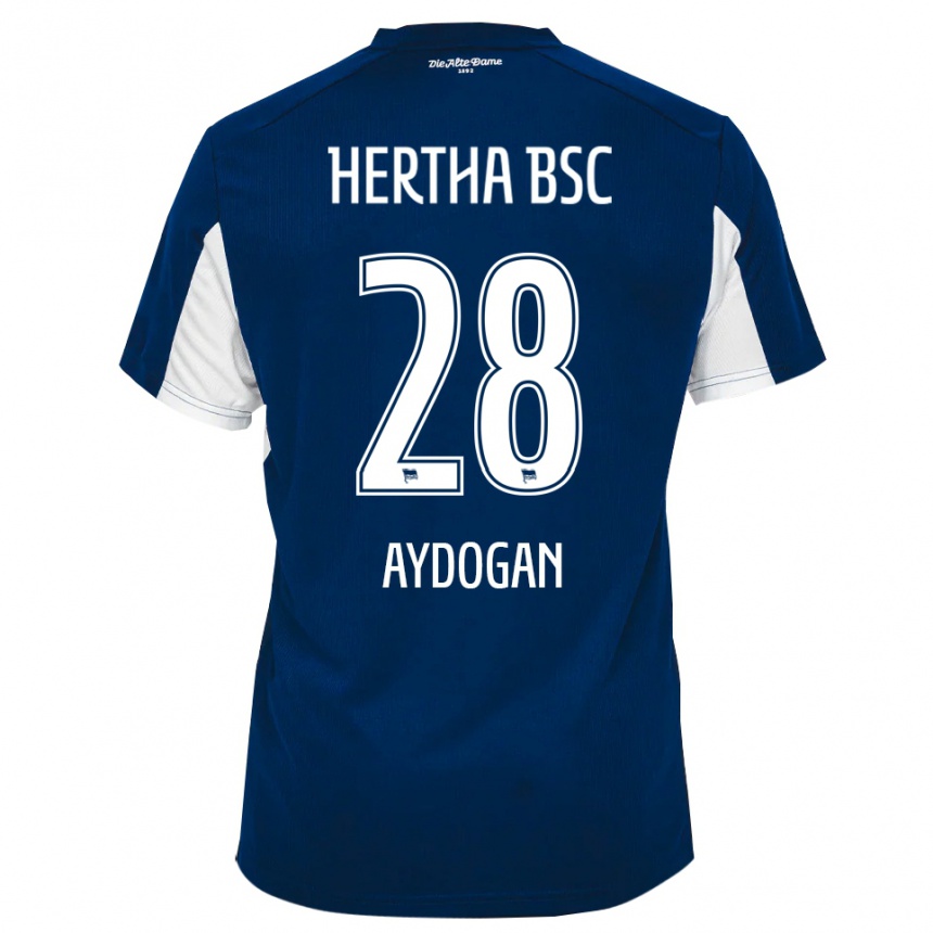 גברים כדורגל Pasa Aydogan #28 לבן כחול ג'רזי ביתית 2025/26