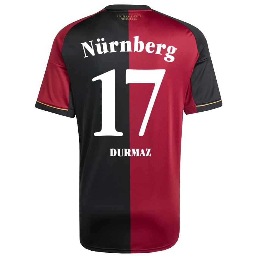 גברים כדורגל Enes Durmaz #17 בורדו שחור ג'רזי ביתית 2025/26