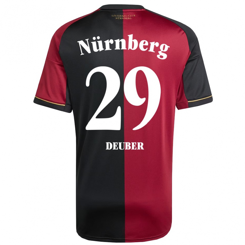 גברים כדורגל האנה דובר #29 בורדו שחור ג'רזי ביתית 2025/26