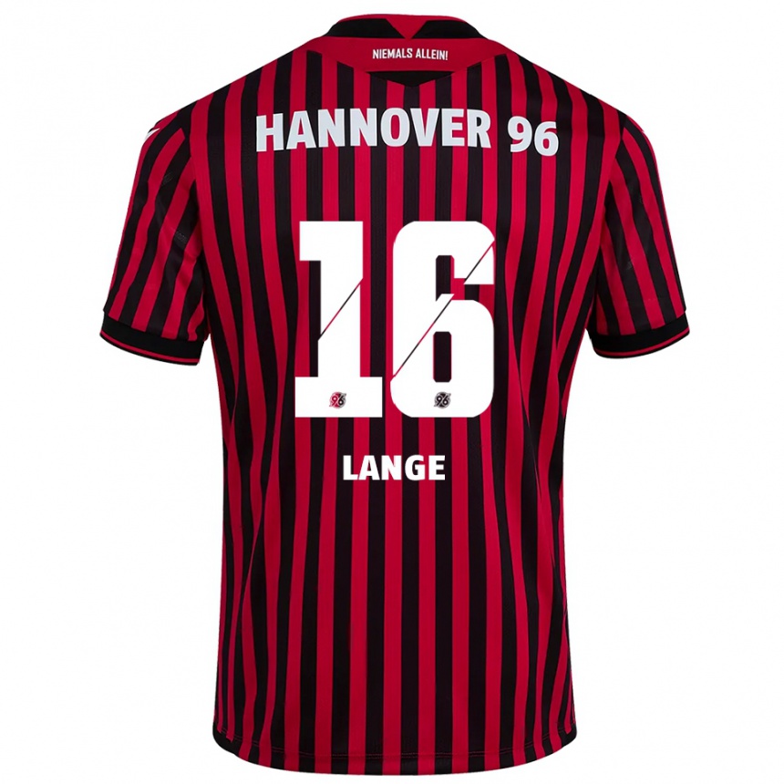 גברים כדורגל Anton Lange #16 אדום שחור ג'רזי ביתית 2025/26