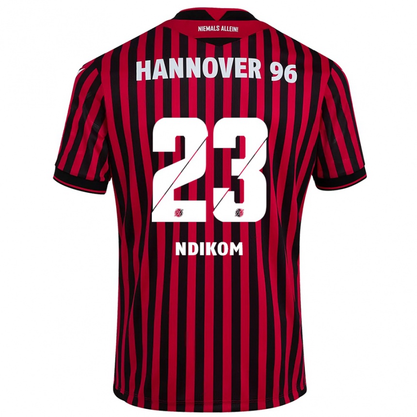 גברים כדורגל מונטל צ׳ינונסו אנדיקום #23 אדום שחור ג'רזי ביתית 2025/26