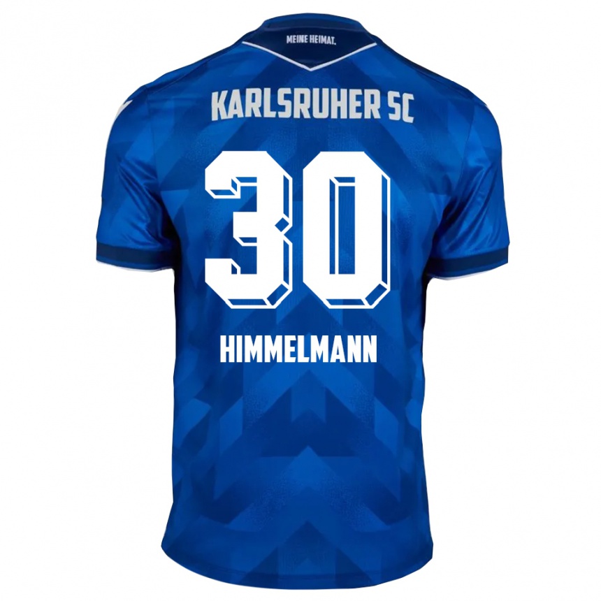 גברים כדורגל רובין הימלמן #30 כחול לבן ג'רזי ביתית 2025/26