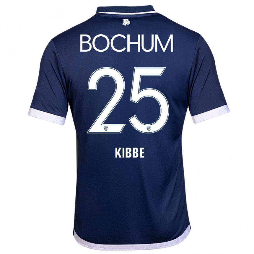 גברים כדורגל Jaden Kibbe #25 כחול נייבי לבן ג'רזי ביתית 2025/26