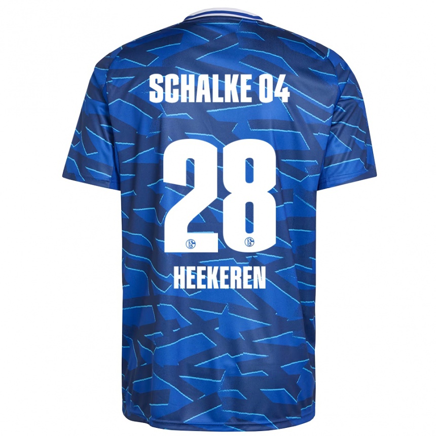 גברים כדורגל ג׳אסטין היקרן #28 כחול רויאל לבן ג'רזי ביתית 2025/26 גברים כדורגל ג׳אסטין היקרן #28 כחול רויאל לבן ג'רזי ביתית 2025/26