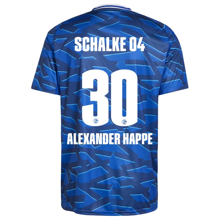 גברים כדורגל לוקה אלכסנדר האפה #30 כחול רויאל לבן ג'רזי ביתית 2025/26