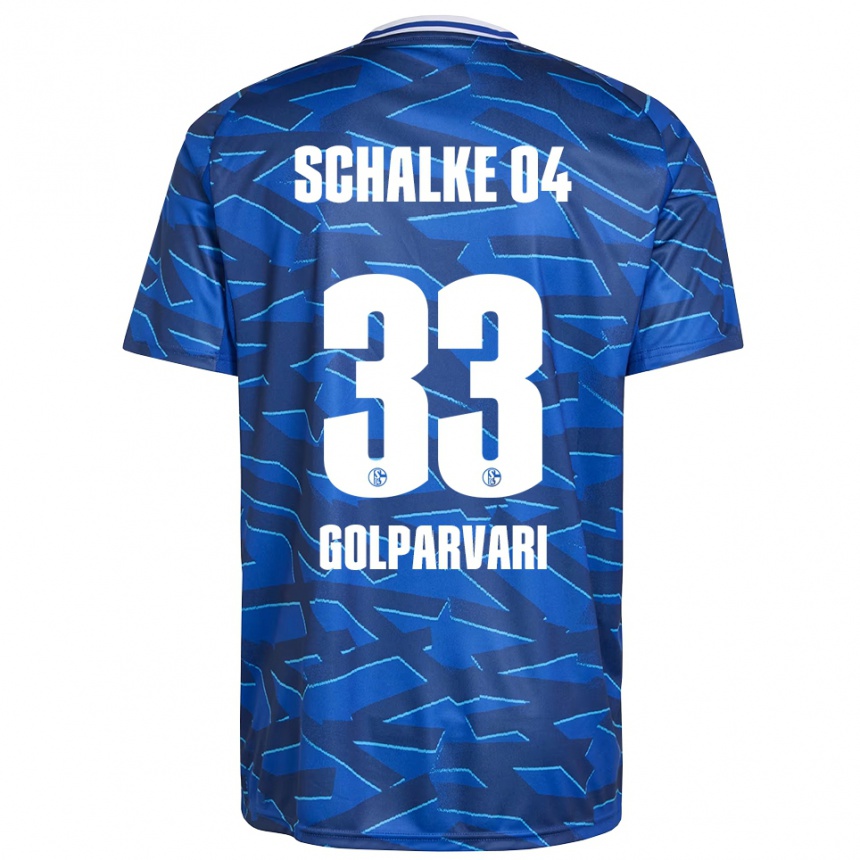 גברים כדורגל Tara Golparvari #33 כחול רויאל לבן ג'רזי ביתית 2025/26