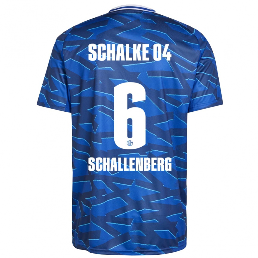 גברים כדורגל רון שלנברג #6 כחול רויאל לבן ג'רזי ביתית 2025/26