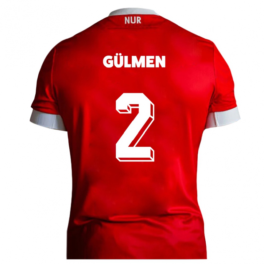 גברים כדורגל קובילאי גולמן #2 אדום לבן ג'רזי ביתית 2025/26