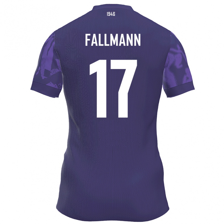 גברים כדורגל פסקל פאלמן #17 סגול לבן ג'רזי ביתית 2025/26