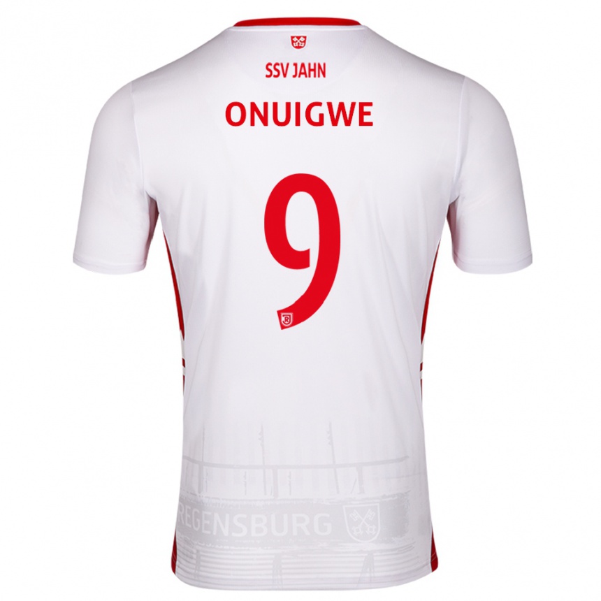 גברים כדורגל קלווין טוצ׳וקוו אונויגווה #9 לבן אדום ג'רזי ביתית 2025/26